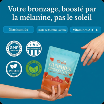 Gummies Bronzantes Anti-Ballonnements
