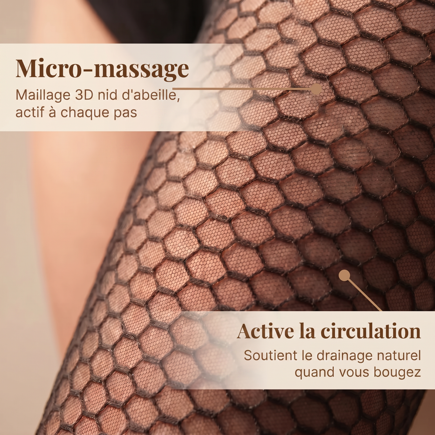 Short gainant anti-cellulite